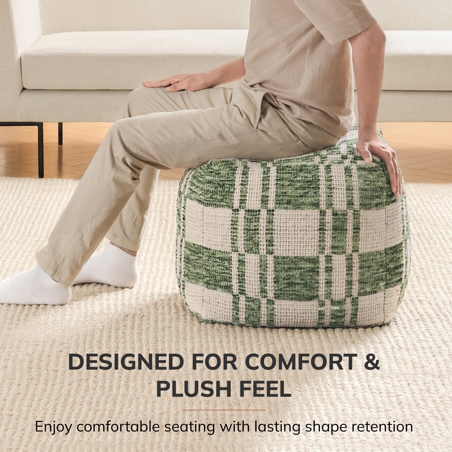Leone Pouf - Green