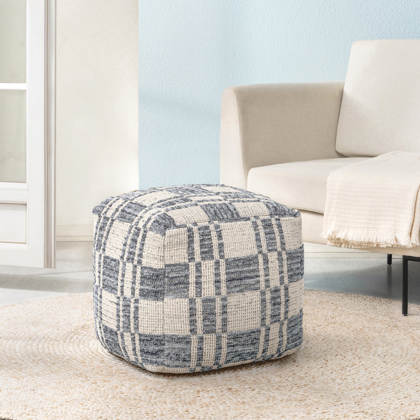 Leone Pouf - Gray