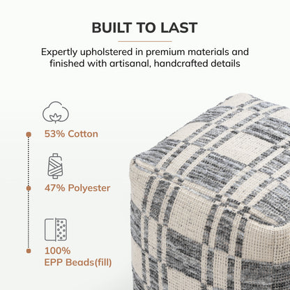 Leone Pouf - Gray