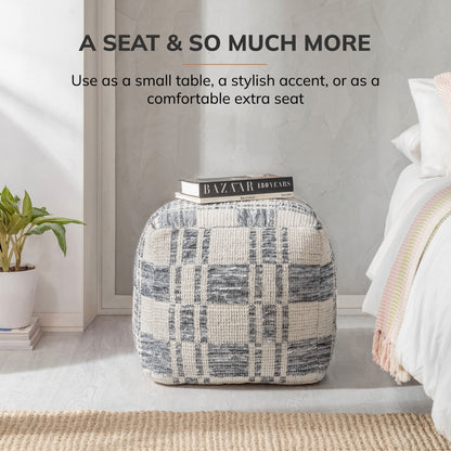 Leone Pouf - Gray