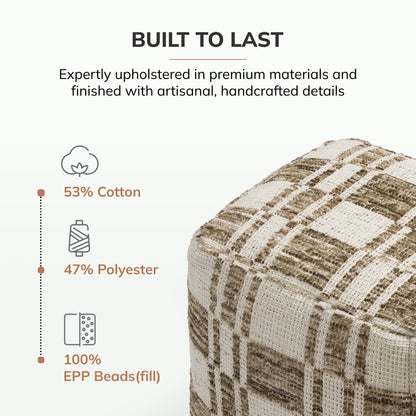 Leone Pouf - Brown