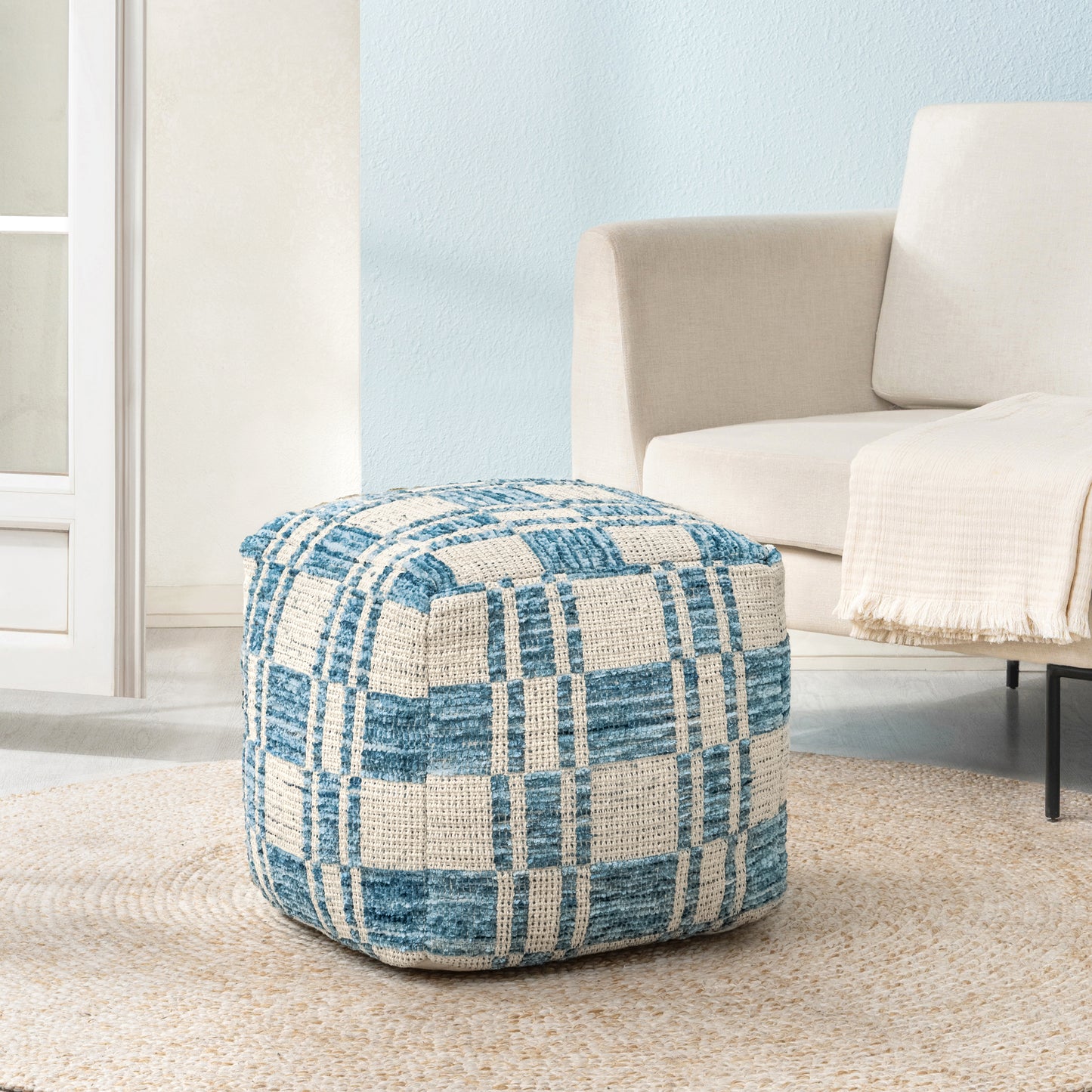 Leone Pouf - Blue
