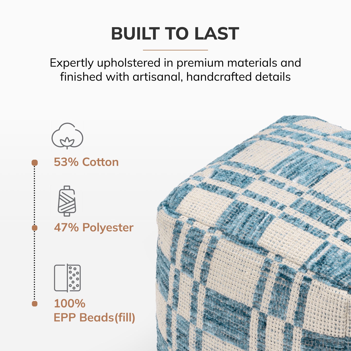 Leone Pouf - Blue