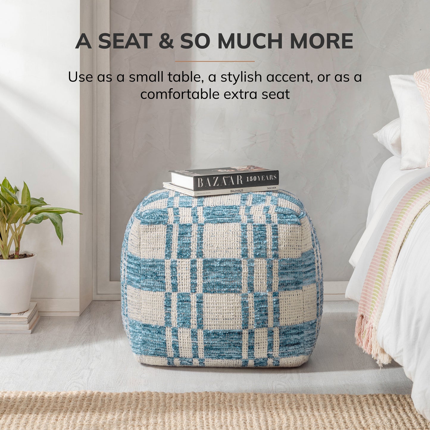 Leone Pouf - Blue