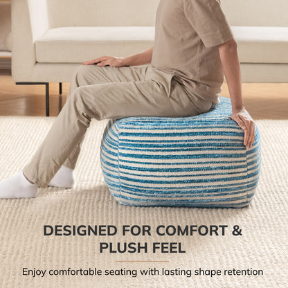 Melbourne Pouf - Blue