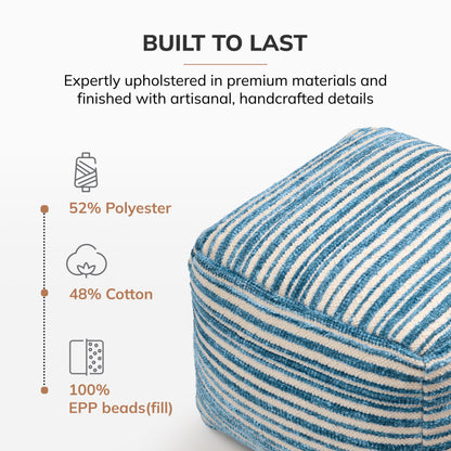 Melbourne Pouf - Blue