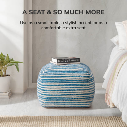 Melbourne Pouf - Blue