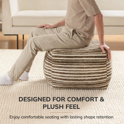 Melbourne Pouf - Brown
