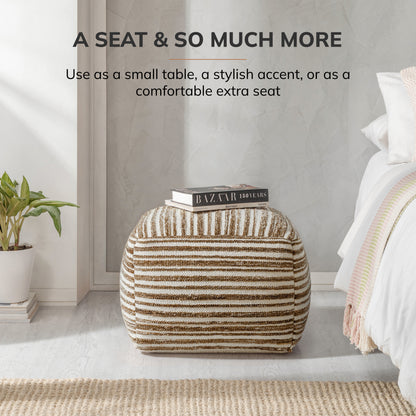 Melbourne Pouf - Brown