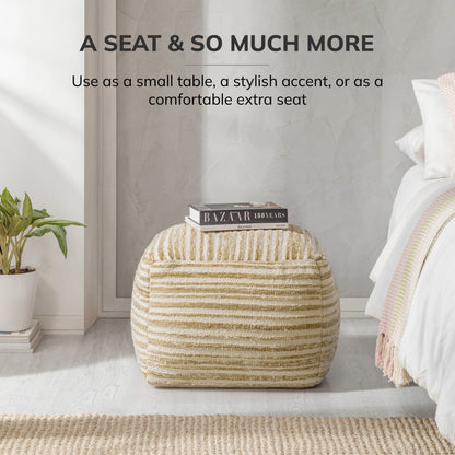Melbourne Pouf - Light Brown