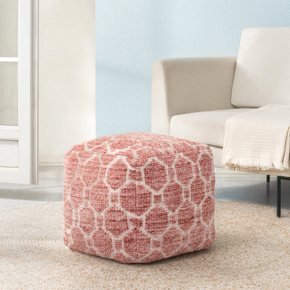 Athens Pouf - Red