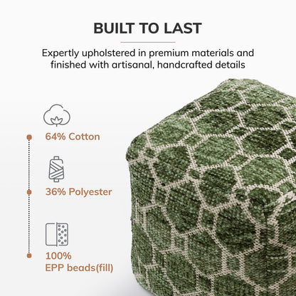 Athens Pouf - Green