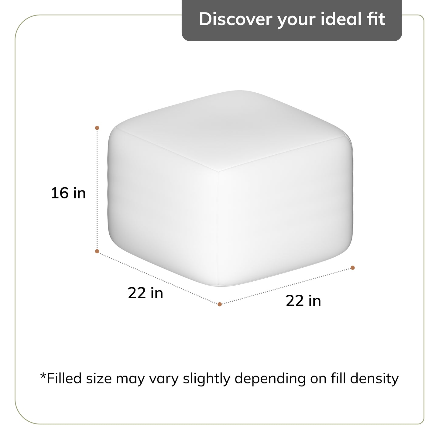 Florence Pouf - Cream