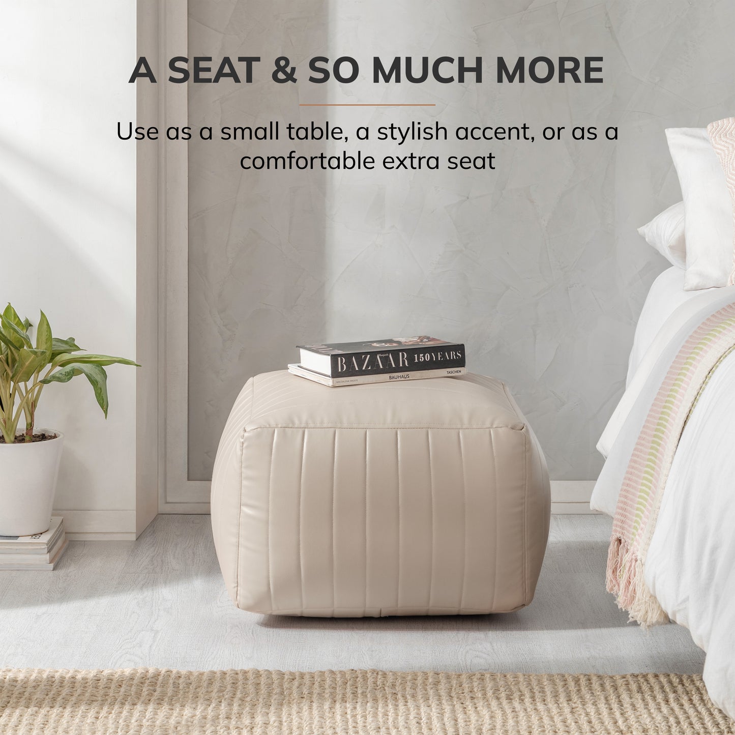 Florence Pouf - Cream