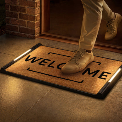 Solo BriteStep Doormat™ - Simple Welcome Framed