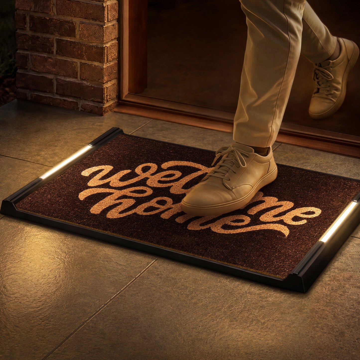 Solo BriteStep Doormat™ - Colorful Welcome Classic Welcome