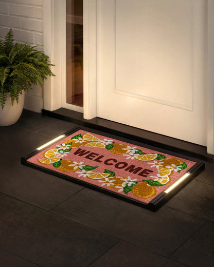 Solo BriteStep Doormat™ - Colorful Welcome Garden