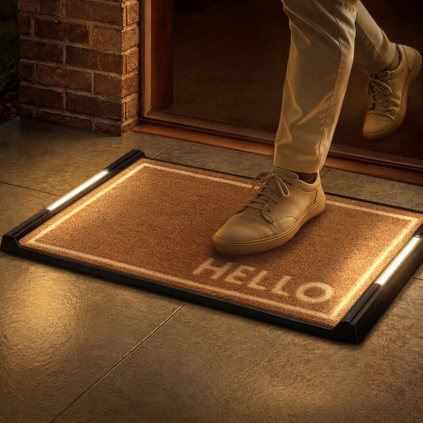 Solo BriteStep Doormat™ - Simple Welcome Corner Accent