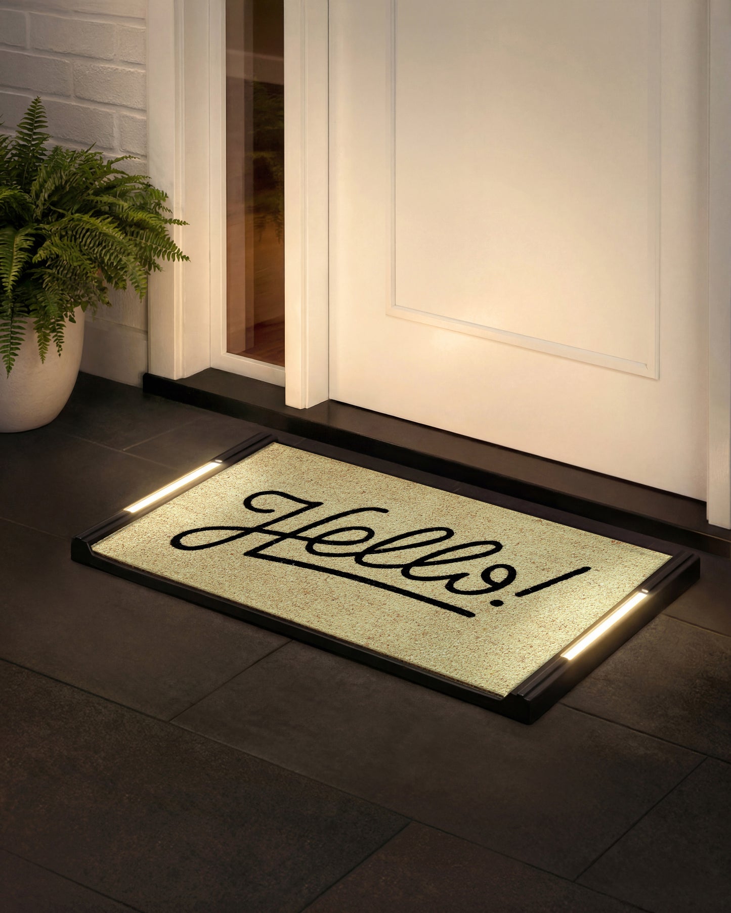 Solo BriteStep Doormat™ - Colorful Welcome Classic Hello