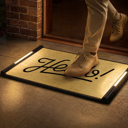Solo BriteStep Doormat™ - Colorful Welcome Classic Hello