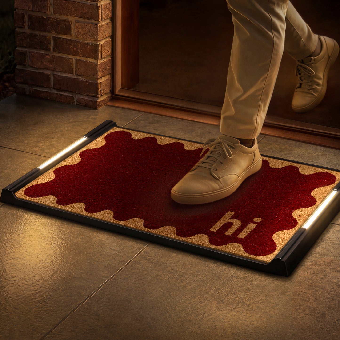 Solo BriteStep Doormat™ - Colorful Welcome Corner Accent