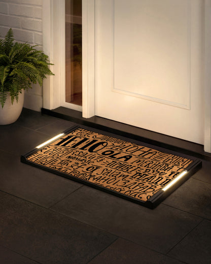 Solo BriteStep Doormat™ - Simple Welcome Typography