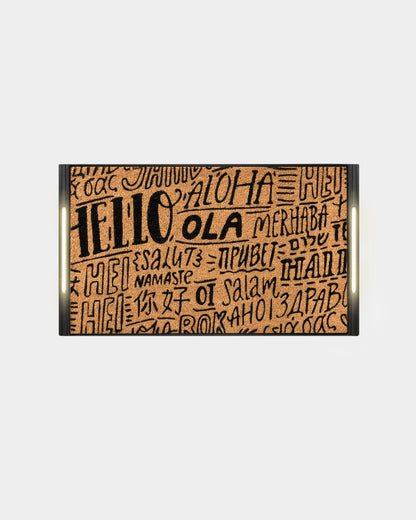 Solo BriteStep Doormat™ - Simple Welcome Typography