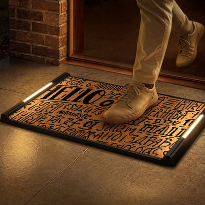 Solo BriteStep Doormat™ - Simple Welcome Typography