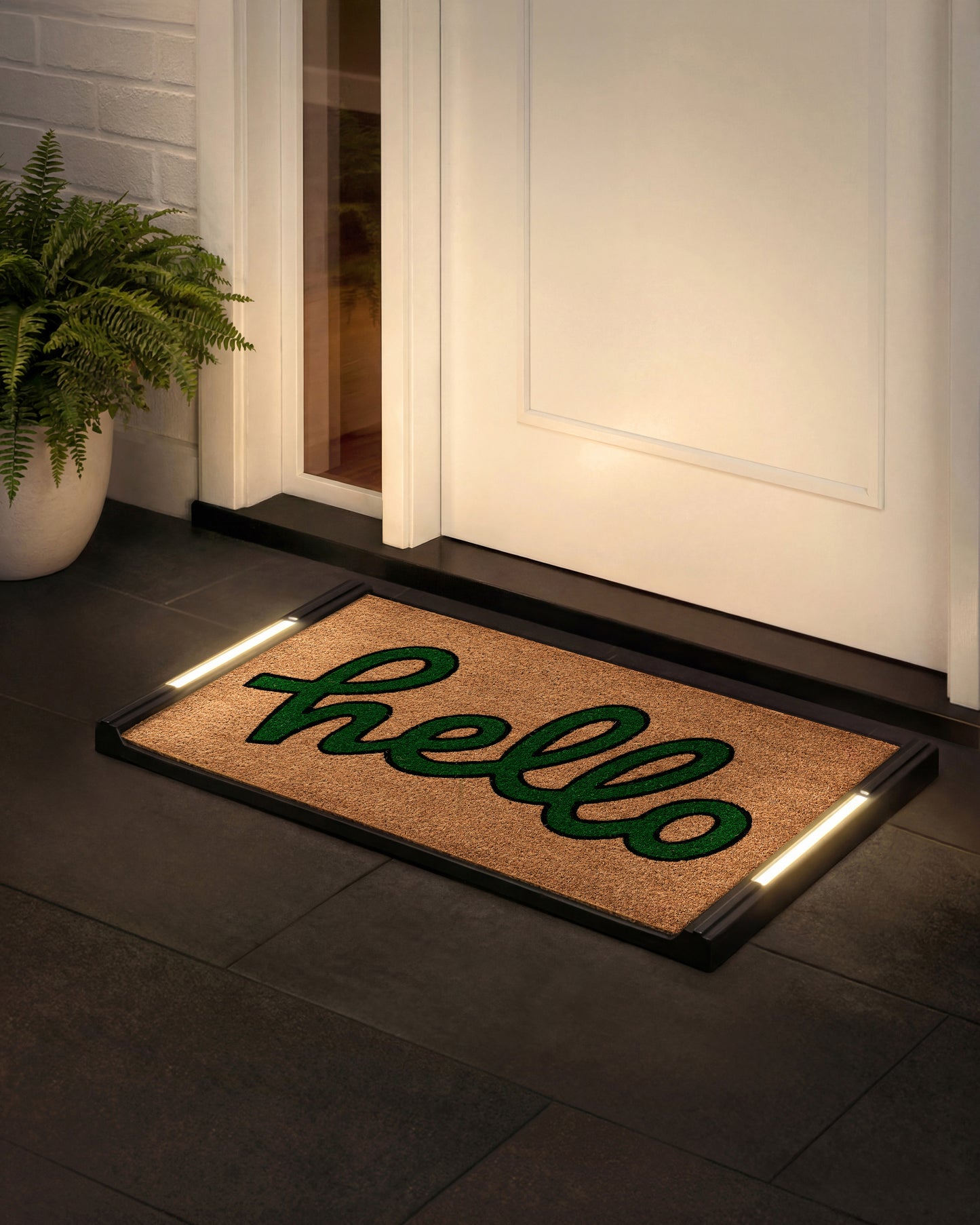 Solo BriteStep Doormat™ - Colorful Welcome Playful Hello