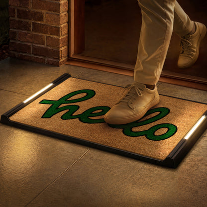 Solo BriteStep Doormat™ - Colorful Welcome Playful Hello