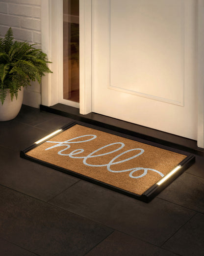 Solo BriteStep Doormat™ - Simple Welcome Long Hand