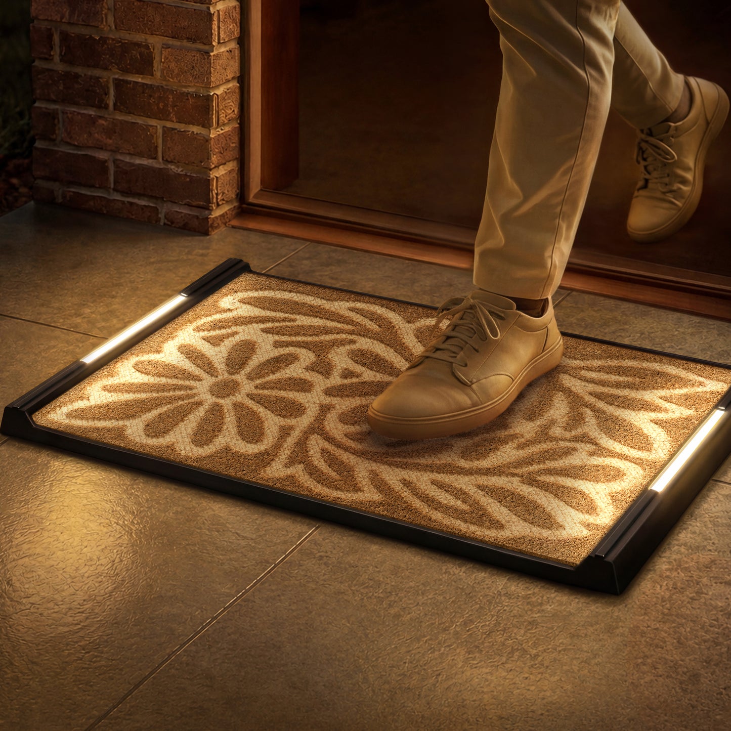 Solo BriteStep Doormat™ - Floral Vine