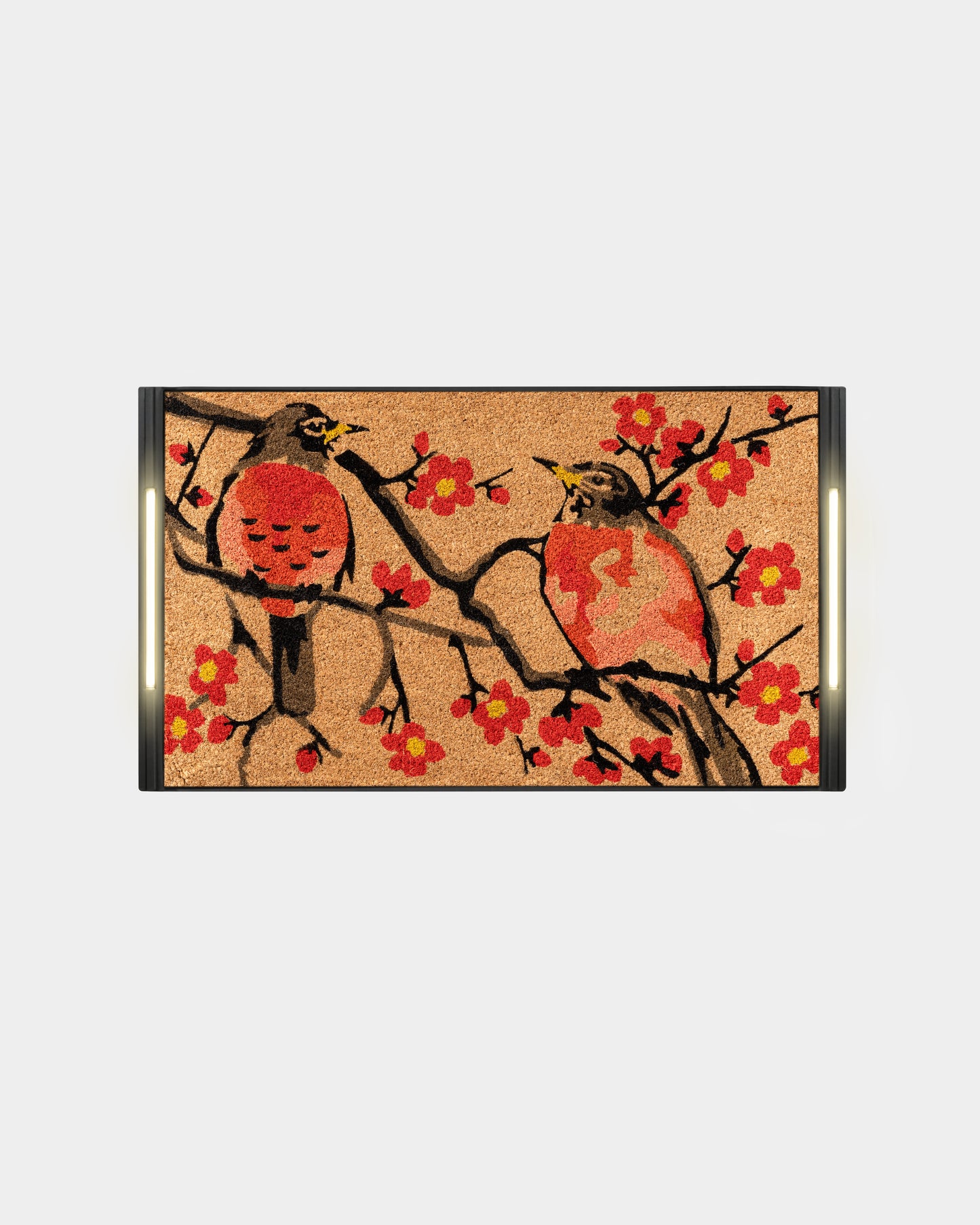 Solo BriteStep Doormat™ - Floral Robin Bird