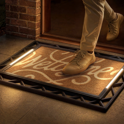 Contemporary BriteStep Doormat™ - Simple Welcome Embossed