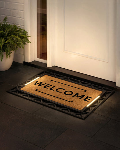 Contemporary BriteStep Doormat™ - Simple Welcome Framed