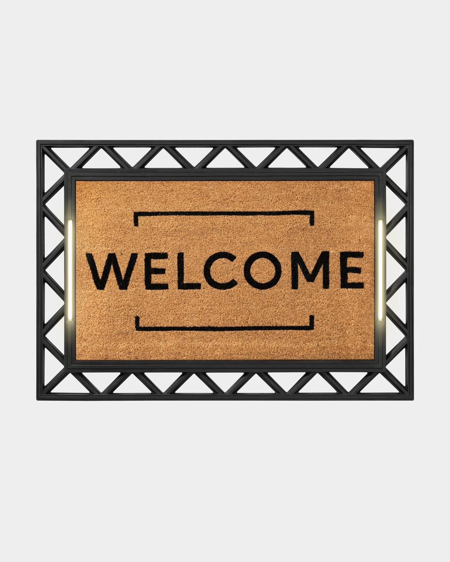 Contemporary BriteStep Doormat™ - Simple Welcome Framed
