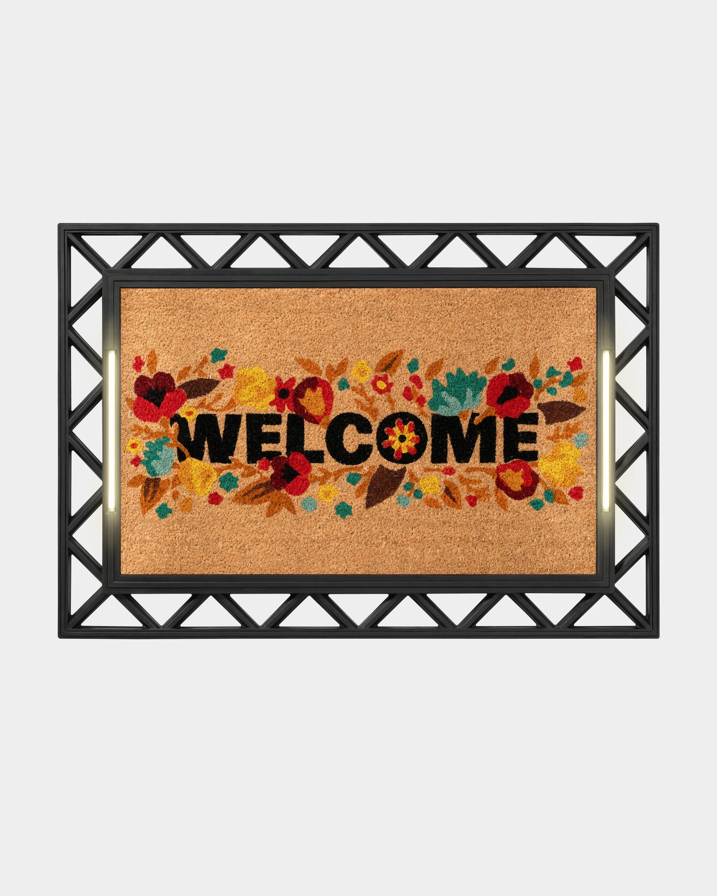 Contemporary BriteStep Doormat™ - Floral Welcome