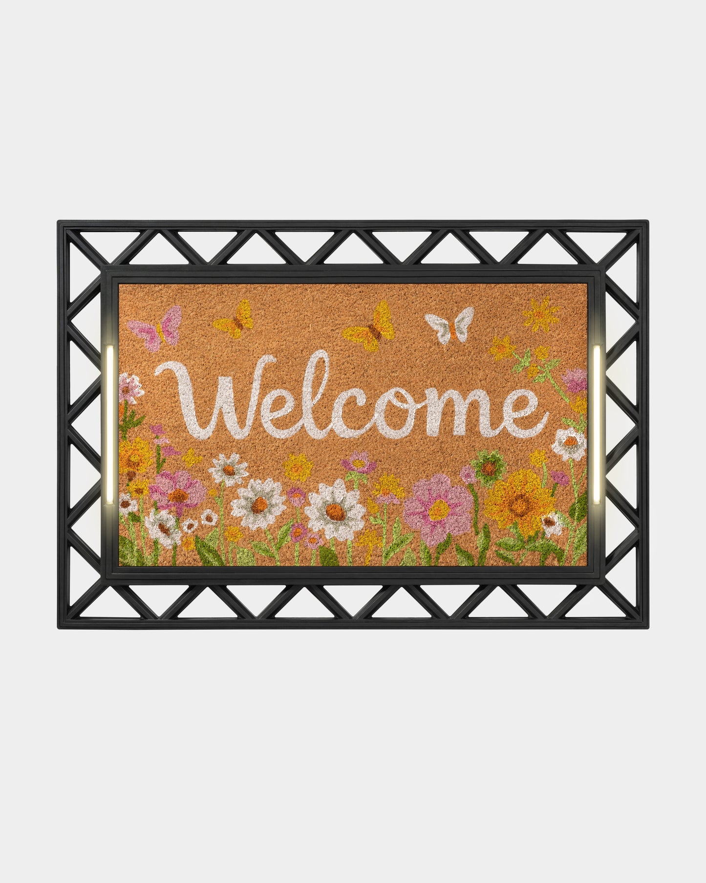 Contemporary BriteStep Doormat™ - Floral Wildflower Welcome