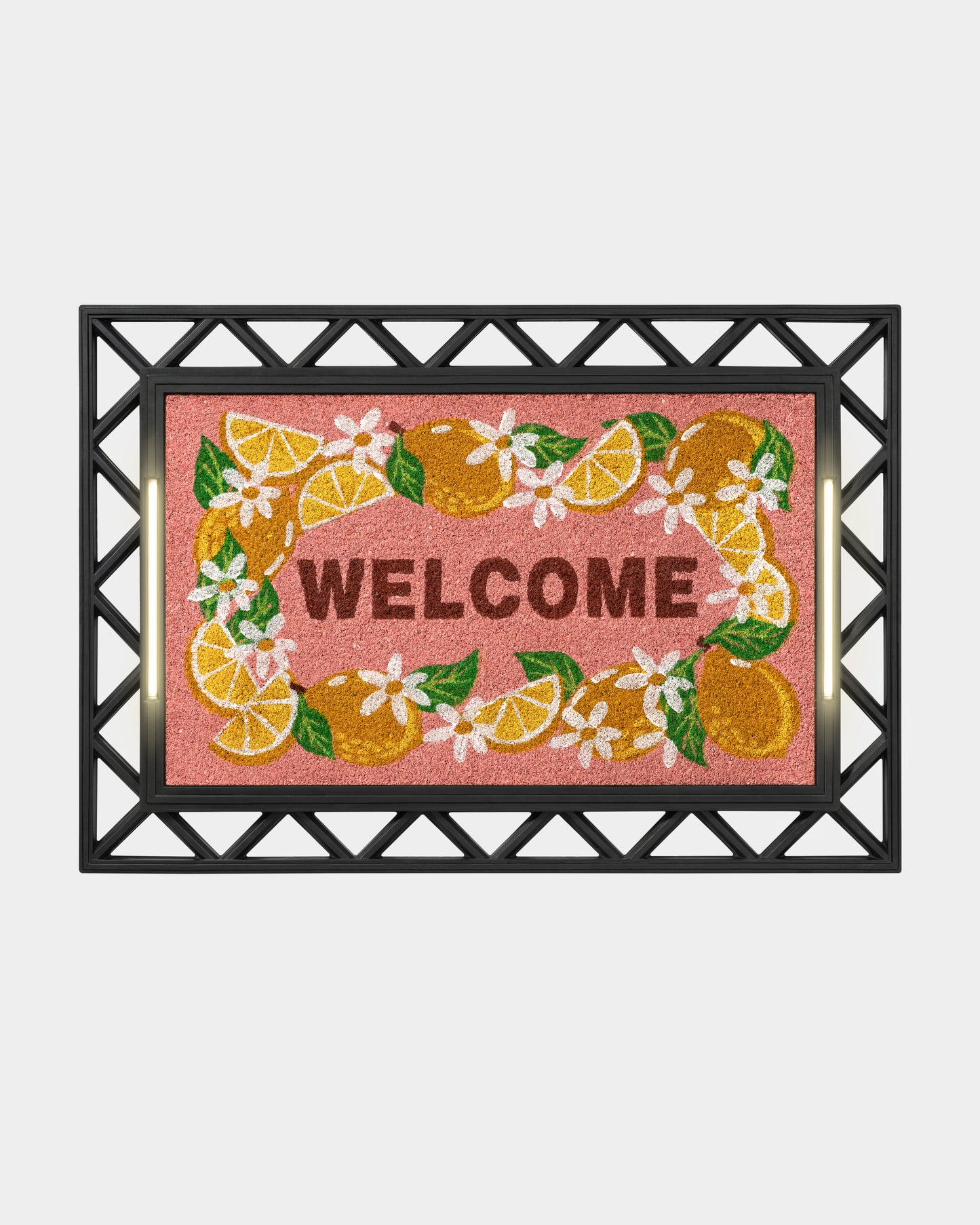 Contemporary BriteStep Doormat™ - Colorful Welcome Garden