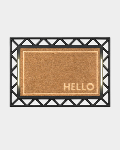 Contemporary BriteStep Doormat™ - Simple Welcome Corner Accent