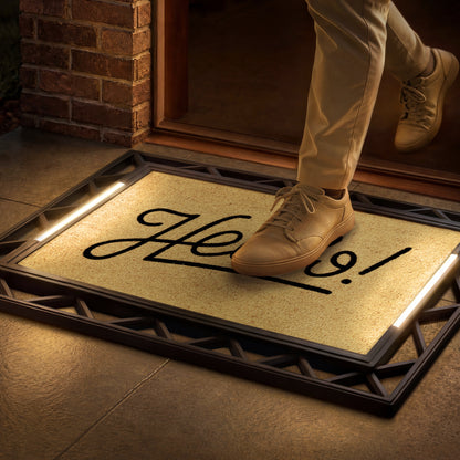 Contemporary BriteStep Doormat™ - Colorful Welcome Classic Hello