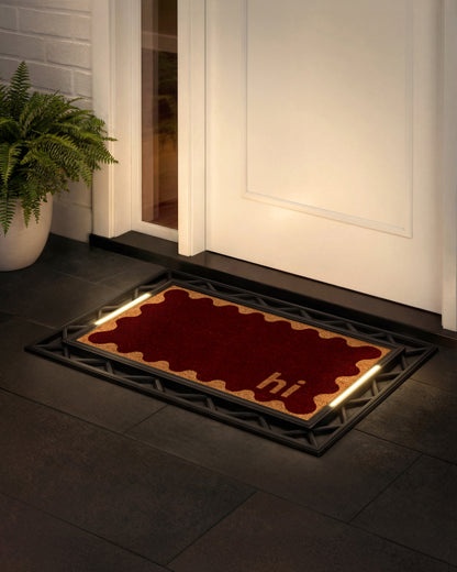Contemporary BriteStep Doormat™ - Colorful Welcome Corner Accent
