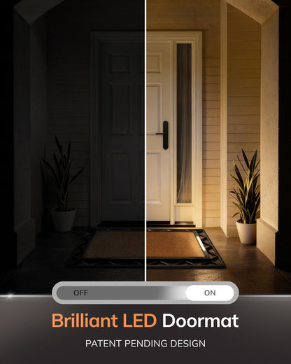 Contemporary BriteStep Doormat™ - Colorful Welcome Corner Accent
