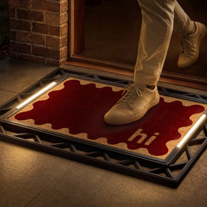 Contemporary BriteStep Doormat™ - Colorful Welcome Corner Accent