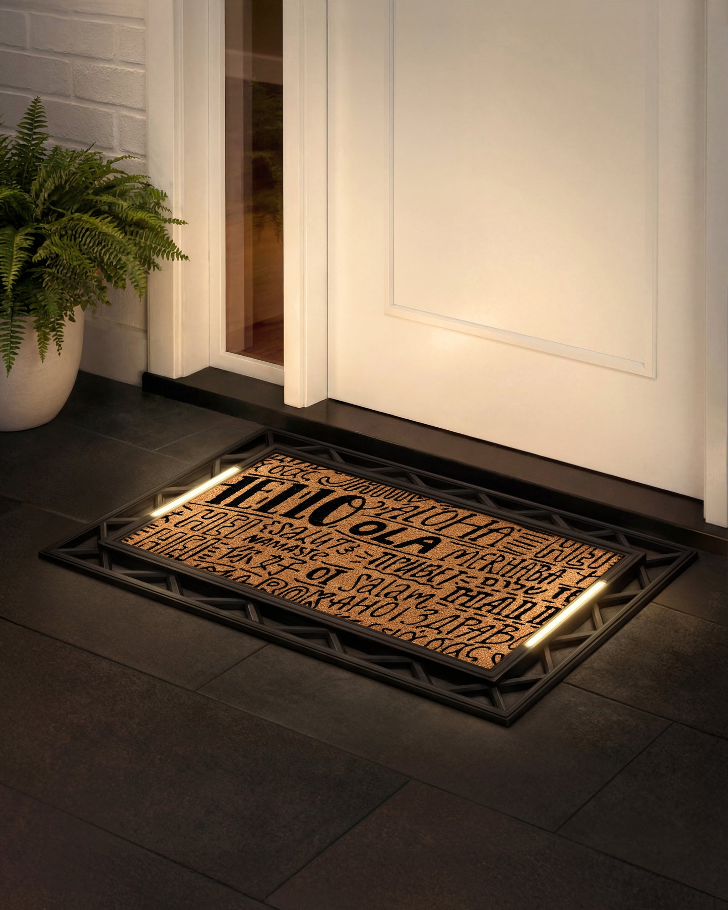 Contemporary BriteStep Doormat™ - Simple Welcome Typography
