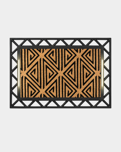 Contemporary BriteStep Doormat™️ - Abstract & Graphic Maze