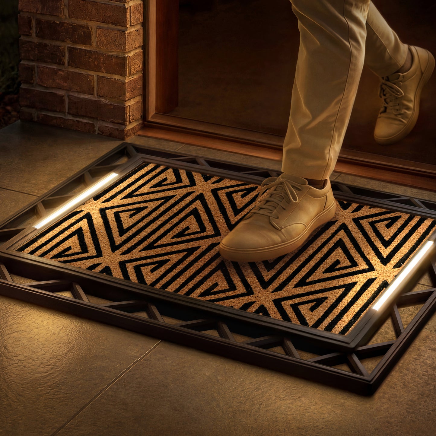 Contemporary BriteStep Doormat™ - Abstract & Graphic Maze