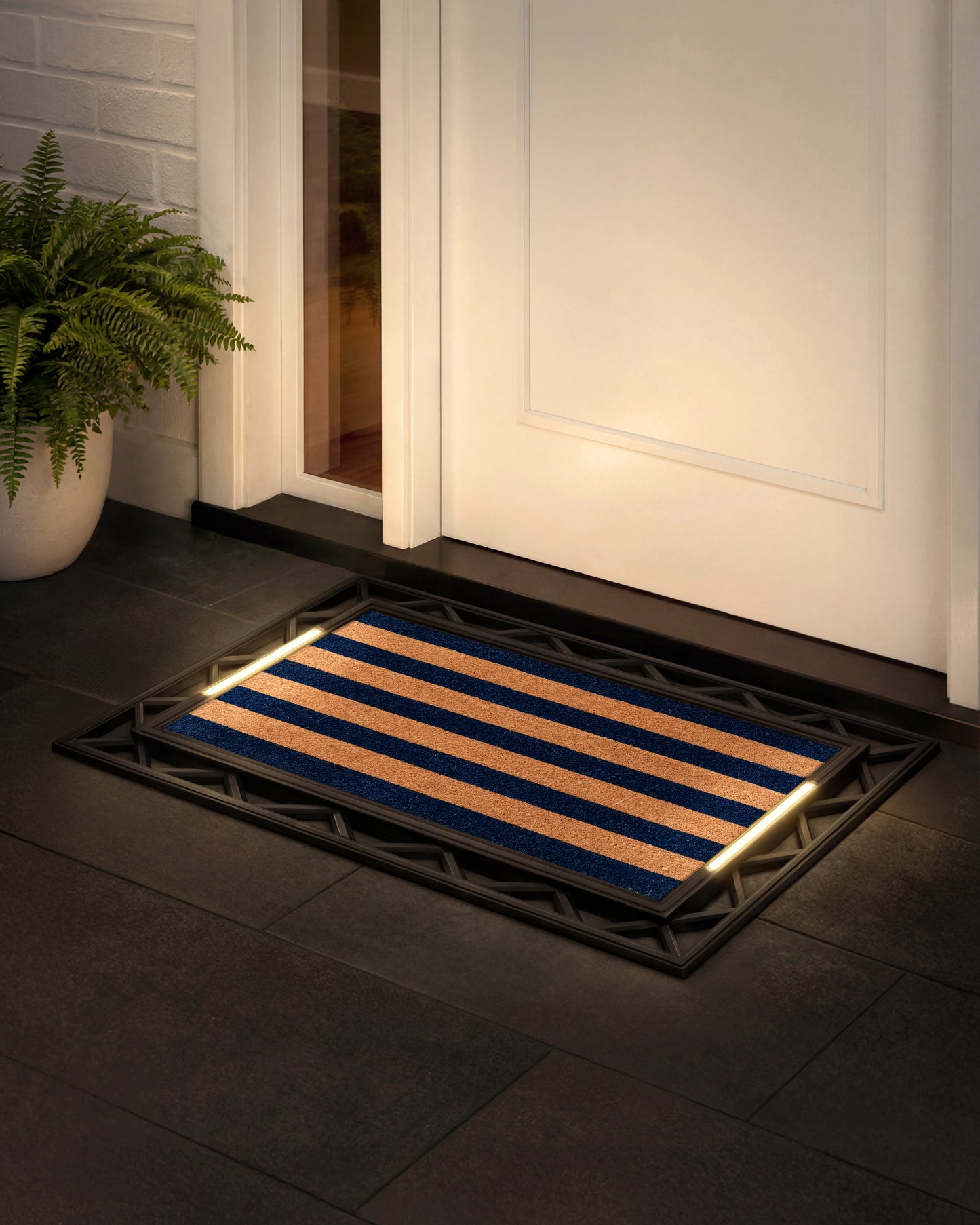 Contemporary BriteStep Doormat™️ - Abstract & Graphic Stripes