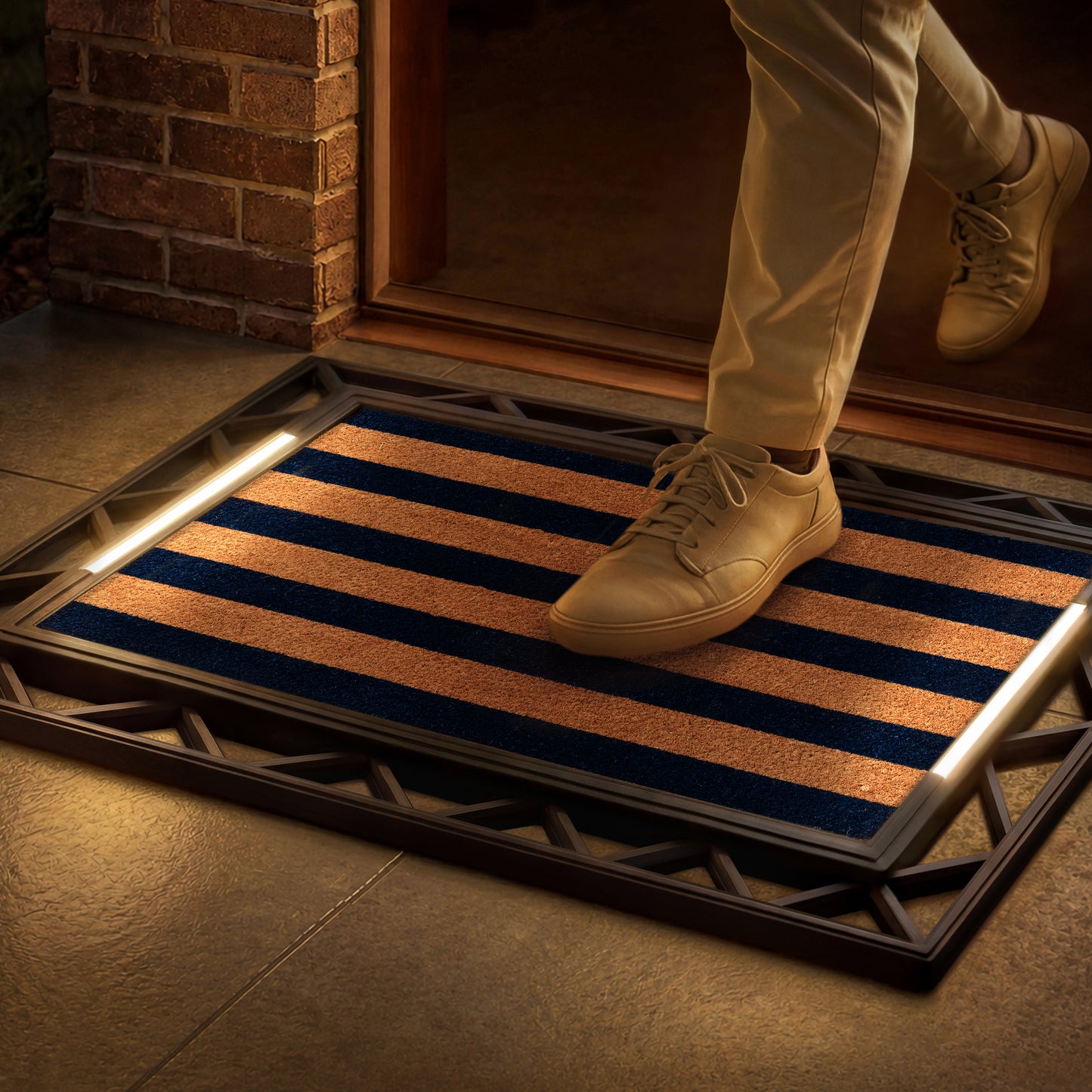 Contemporary BriteStep Doormat™ - Abstract & Graphic Stripes