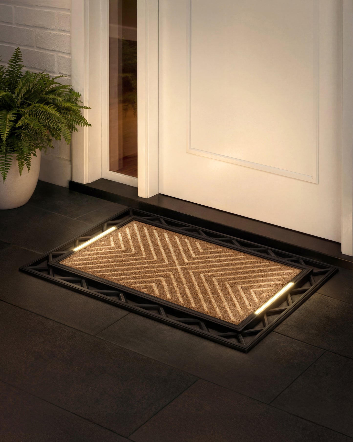 Contemporary BriteStep Doormat™ - Abstract & Graphic Chevron